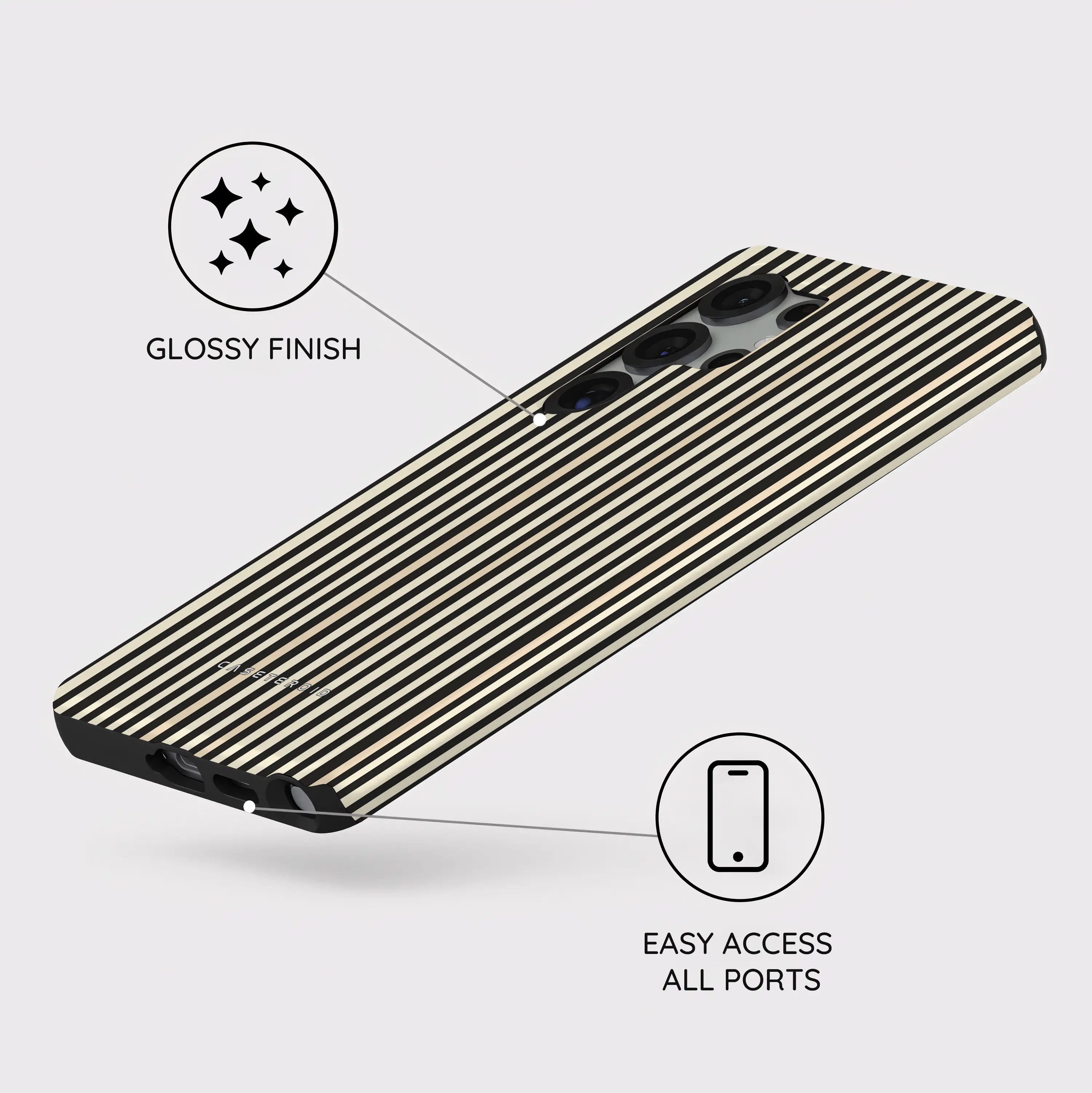 Code Stripe - Samsung Galaxy S25 Ultra Case