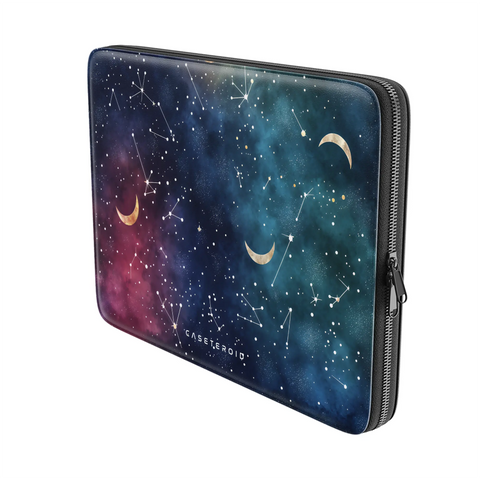 Cosmic Moonlit Pattern - Laptop Sleeve