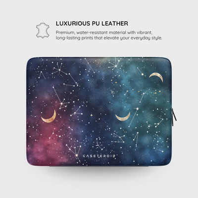 Cosmic Moonlit Pattern - Laptop Sleeve