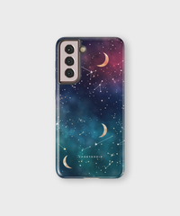 Samsung Tough Case - Cosmic Moonlit Pattern