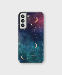 Samsung Tough Case - Cosmic Moonlit Pattern