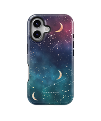 iPhone Tough Case - Cosmic Moonlit Pattern