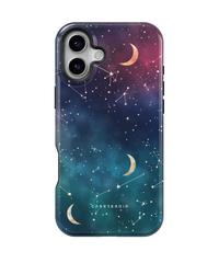 iPhone Tough Case - Cosmic Moonlit Pattern