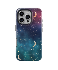 iPhone Tough Case - Cosmic Moonlit Pattern