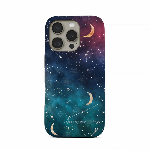 Cosmic Moonlit Pattern - iPhone 16 Pro Max Case