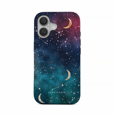 Cosmic Moonlit Pattern - iPhone 16 Case
