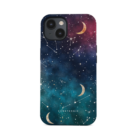 Cosmic Moonlit Pattern - iPhone 15 Plus Case