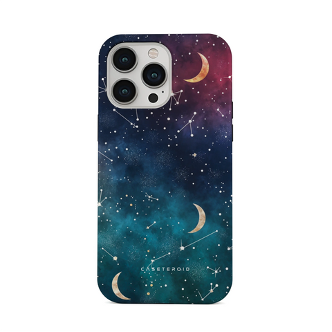 Cosmic Moonlit Pattern - iPhone 14 Pro Case
