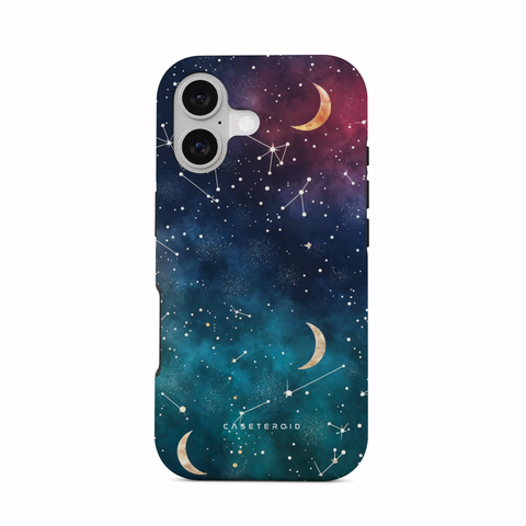 Cosmic Moonlit Pattern - iPhone 17 Case