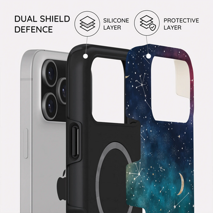 Cosmic Moonlit Pattern - iPhone 17 Pro Max Case