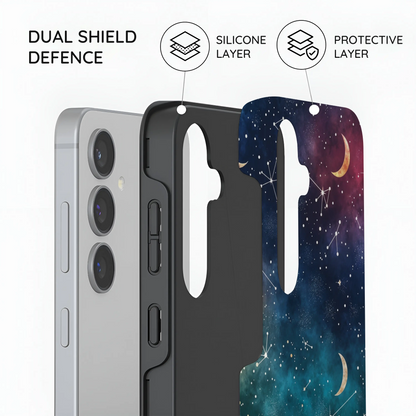 Cosmic Moonlit Pattern - Samsung Galaxy S24 Plus Case