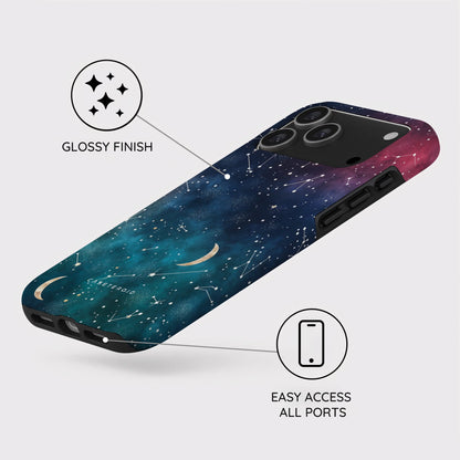 Cosmic Moonlit Pattern - iPhone 17 Pro Max Case