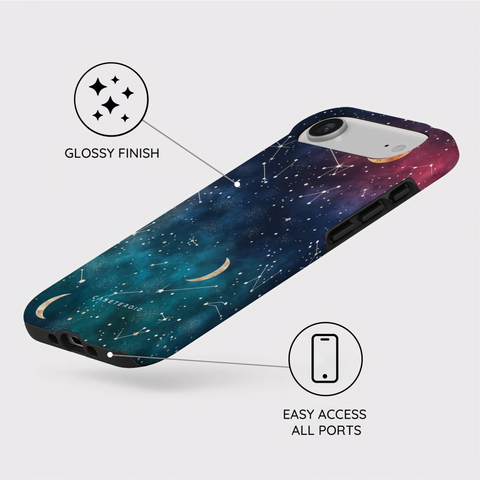 Cosmic Moonlit Pattern - iPhone Air Case