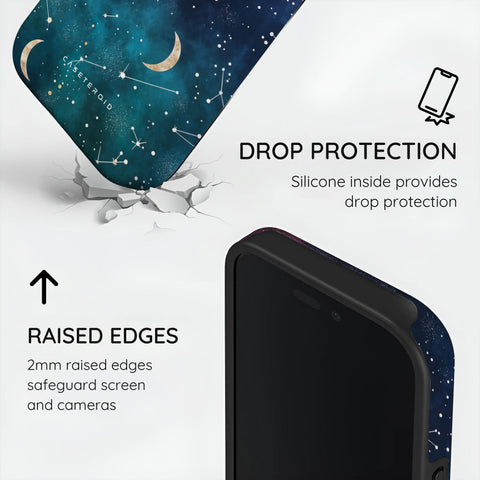 Cosmic Moonlit Pattern - iPhone 16 Pro Max Case