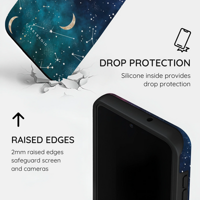 Cosmic Moonlit Pattern - Samsung Galaxy S23 Case