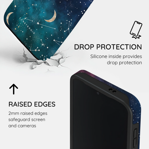 Cosmic Moonlit Pattern - Samsung Galaxy S24 Plus Case