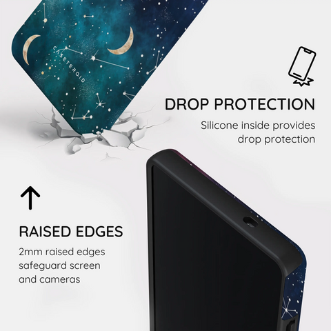 Cosmic Moonlit Pattern - Samsung Galaxy S25 Ultra Case