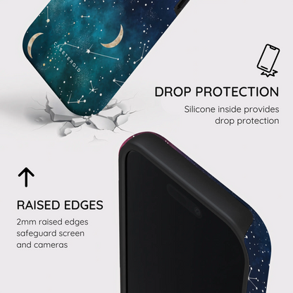 Cosmic Moonlit Pattern - iPhone 17 Pro Case
