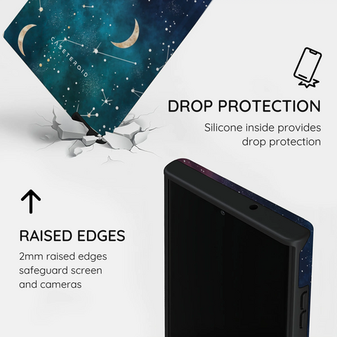 Cosmic Moonlit Pattern - Samsung Galaxy S23 Ultra Case