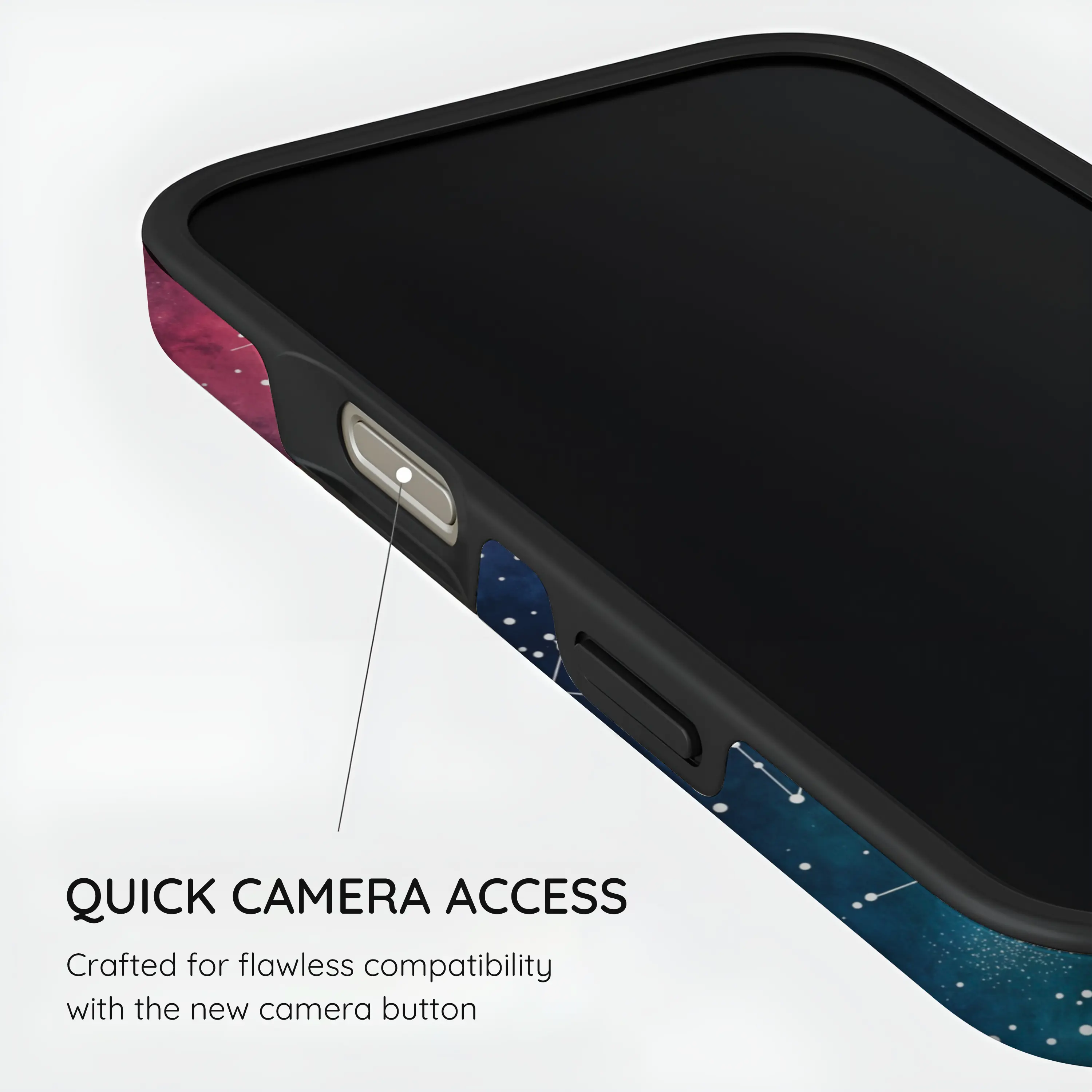 Cosmic Moonlit Pattern - iPhone 16 Pro Max Case