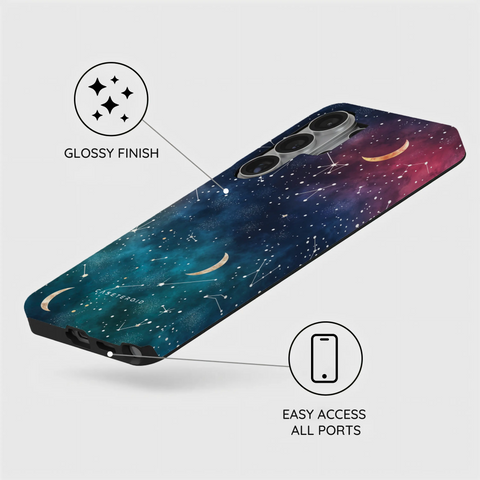 Cosmic Moonlit Pattern - Samsung Galaxy S26 Ultra Case