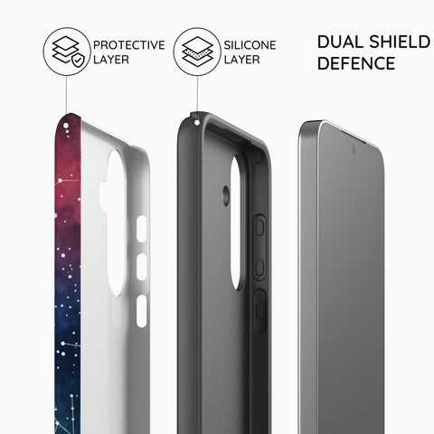 Cosmic Moonlit Pattern - Samsung Galaxy S23 Case