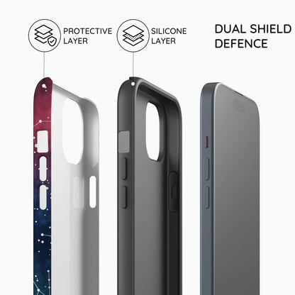 Cosmic Moonlit Pattern - iPhone 14 Plus Case