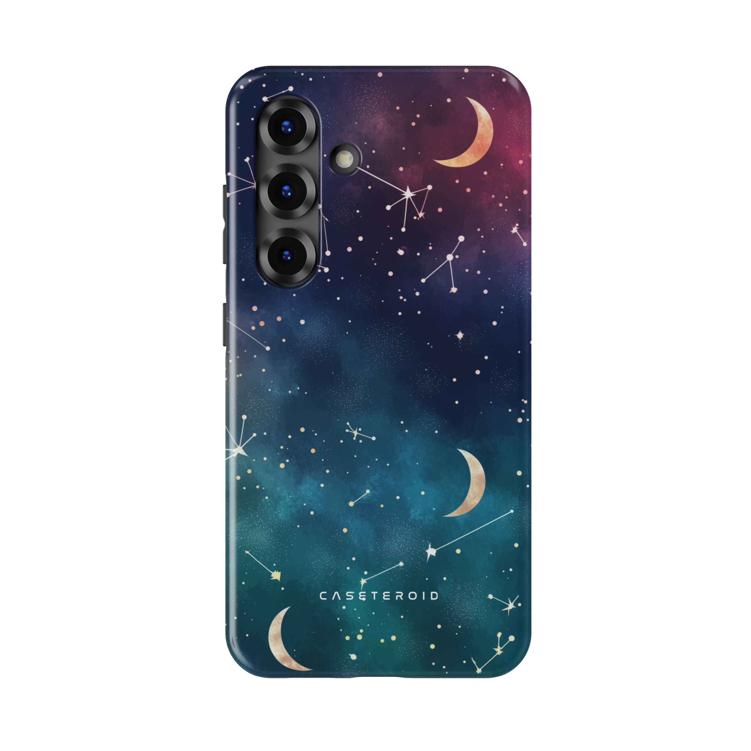 Cosmic Moonlit Pattern - Samsung Galaxy S25 Case