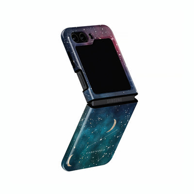 Cosmic Moonlit Pattern - Samsung Galaxy Z Flip 5 Case