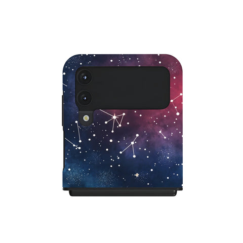 Cosmic Moonlit Pattern - Samsung Galaxy Z Flip 4 Case