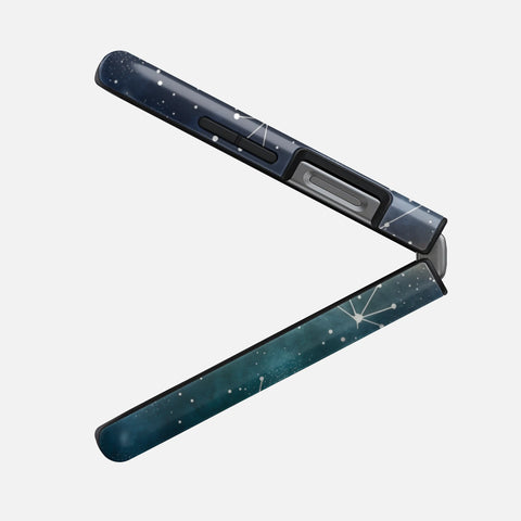 Cosmic Moonlit Pattern - Samsung Galaxy Z Flip 5 Case