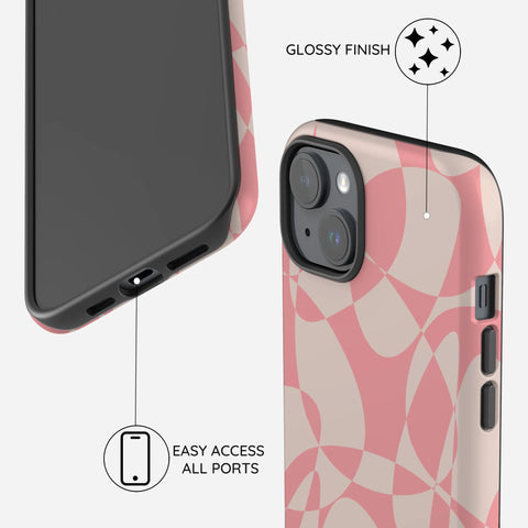 Cotton Wave - iPhone 15 Case