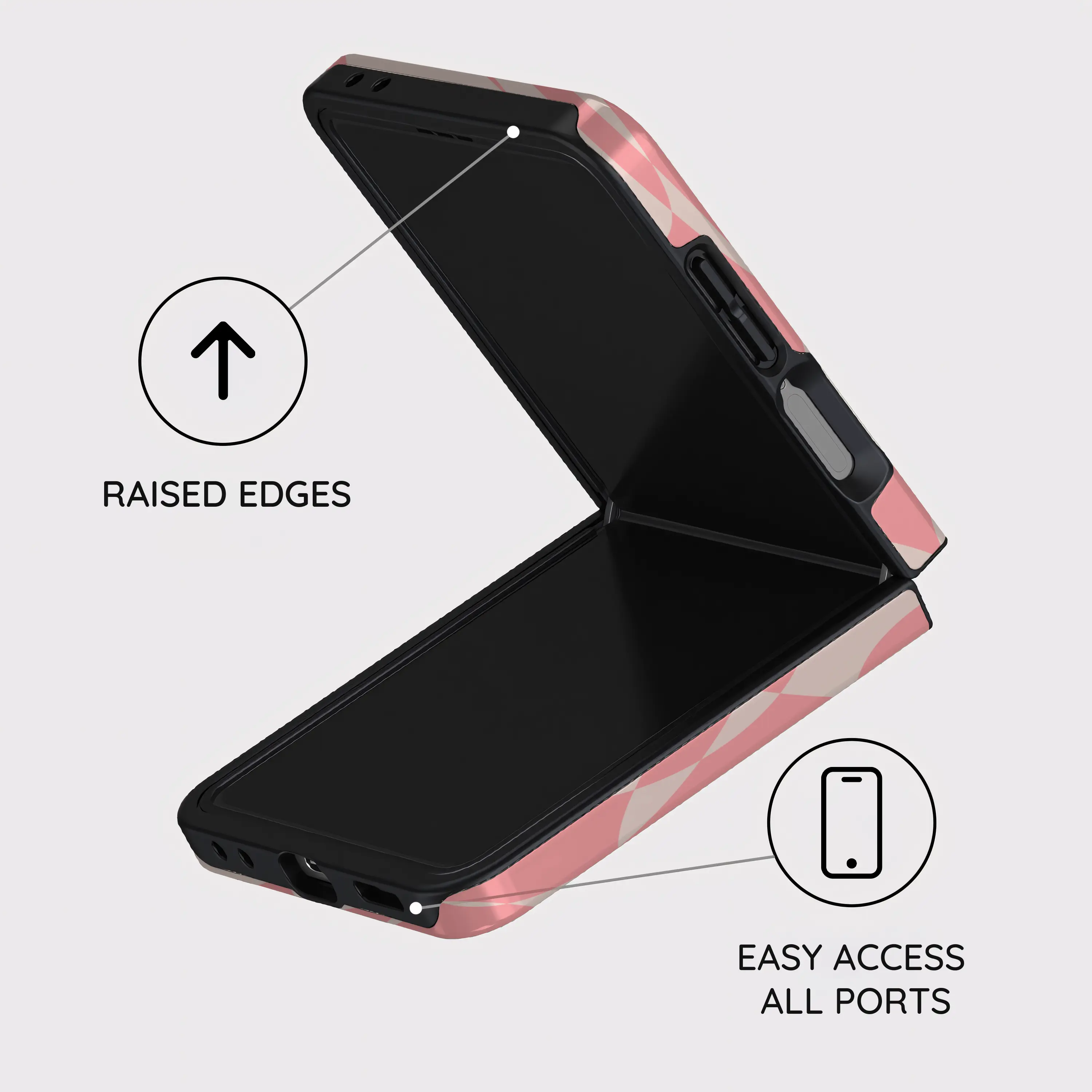 Cotton Wave - Samsung Galaxy Z Flip 7 Case