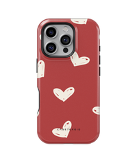 iPhone Tough Case - Crimson Love Notes - CASETEROID