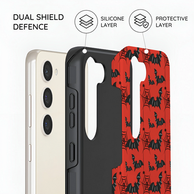 Crimson Web - Samsung Galaxy S23 Case