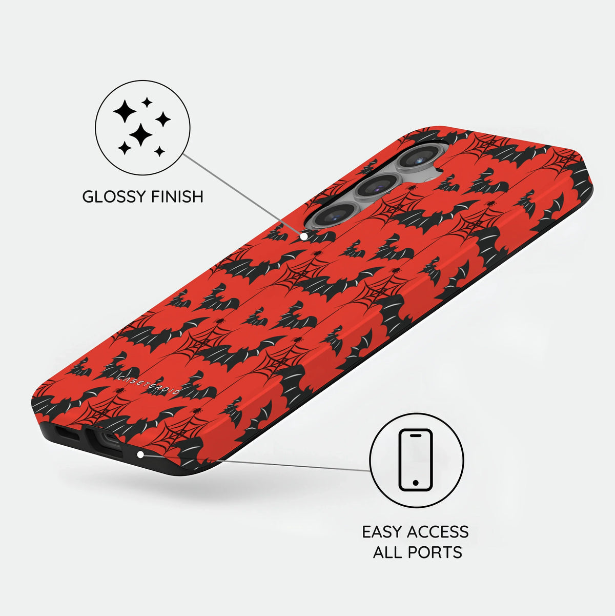Crimson Web - Samsung Galaxy S24 Case