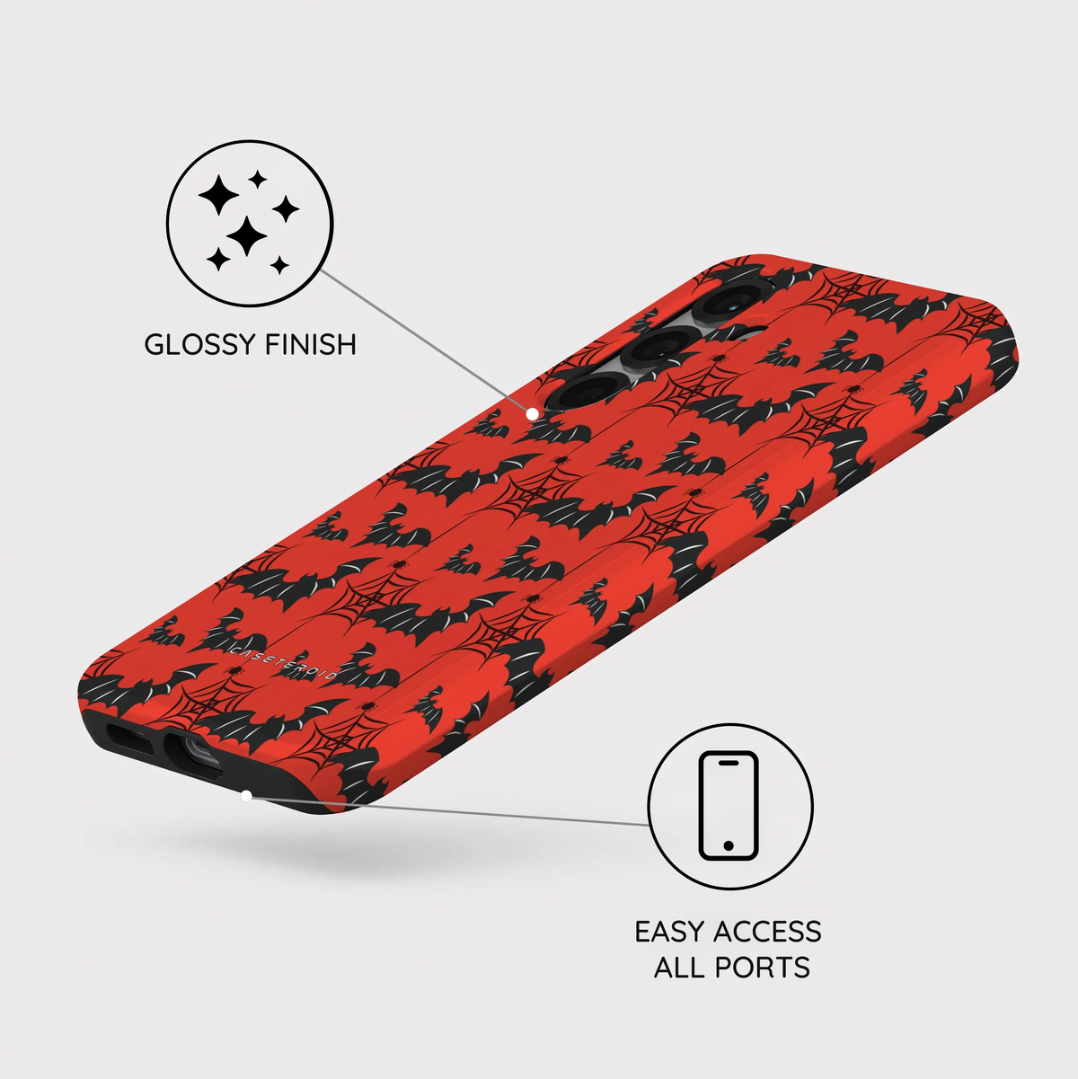 Crimson Web - Samsung Galaxy S25 Case