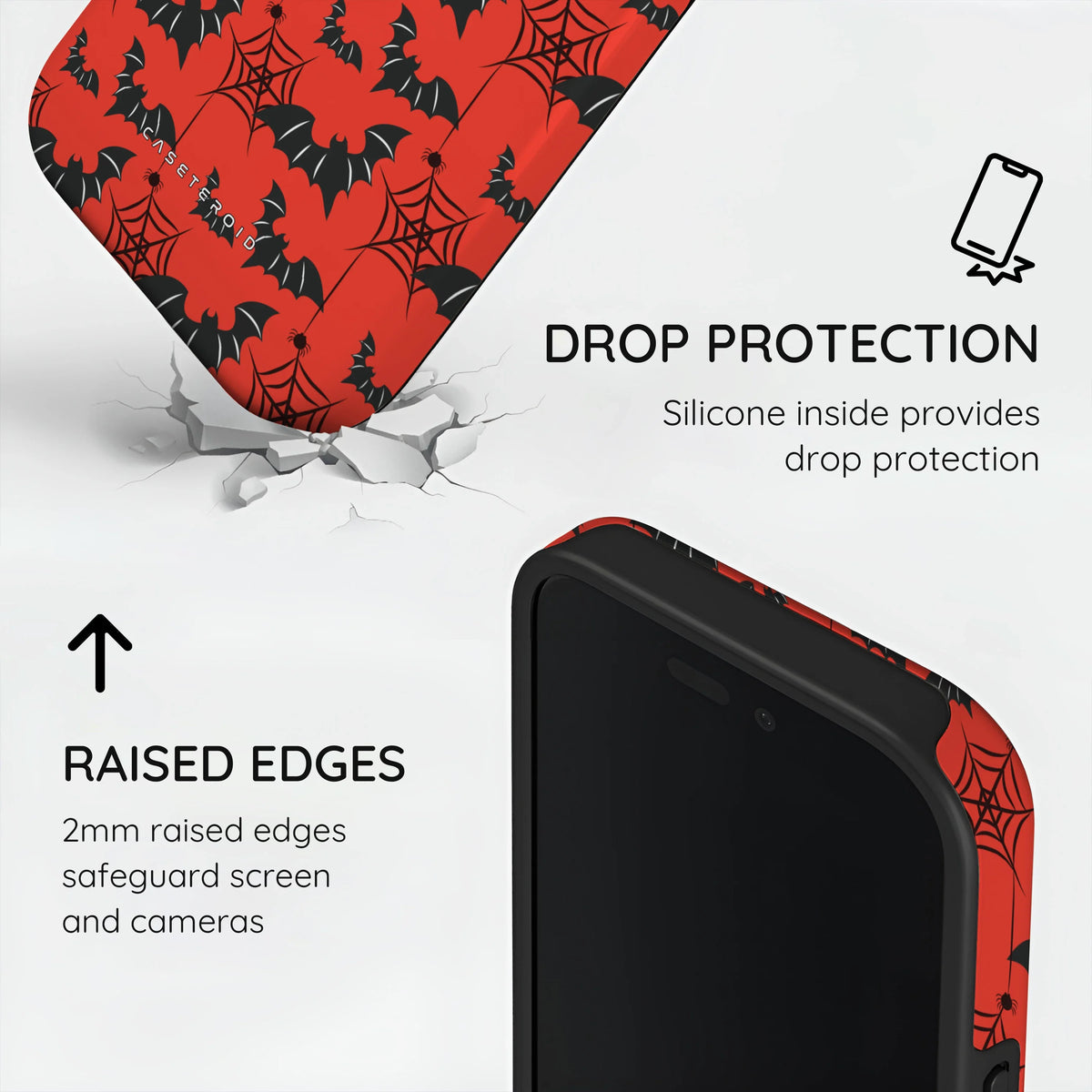 Crimson Web - iPhone 14 Case