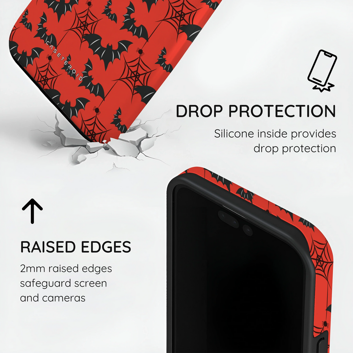 Crimson Web - iPhone 15 Pro Case