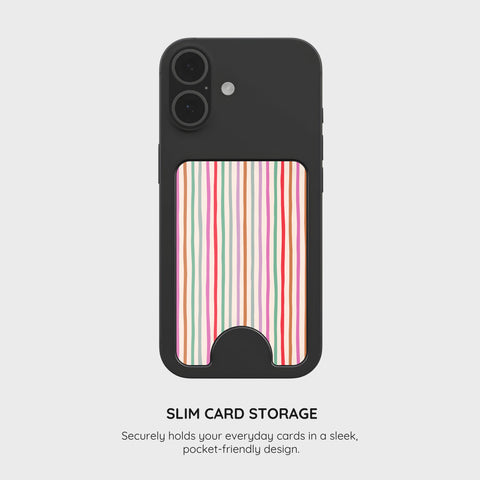 Daydream Stripes - Magnetic Wallet & Stand