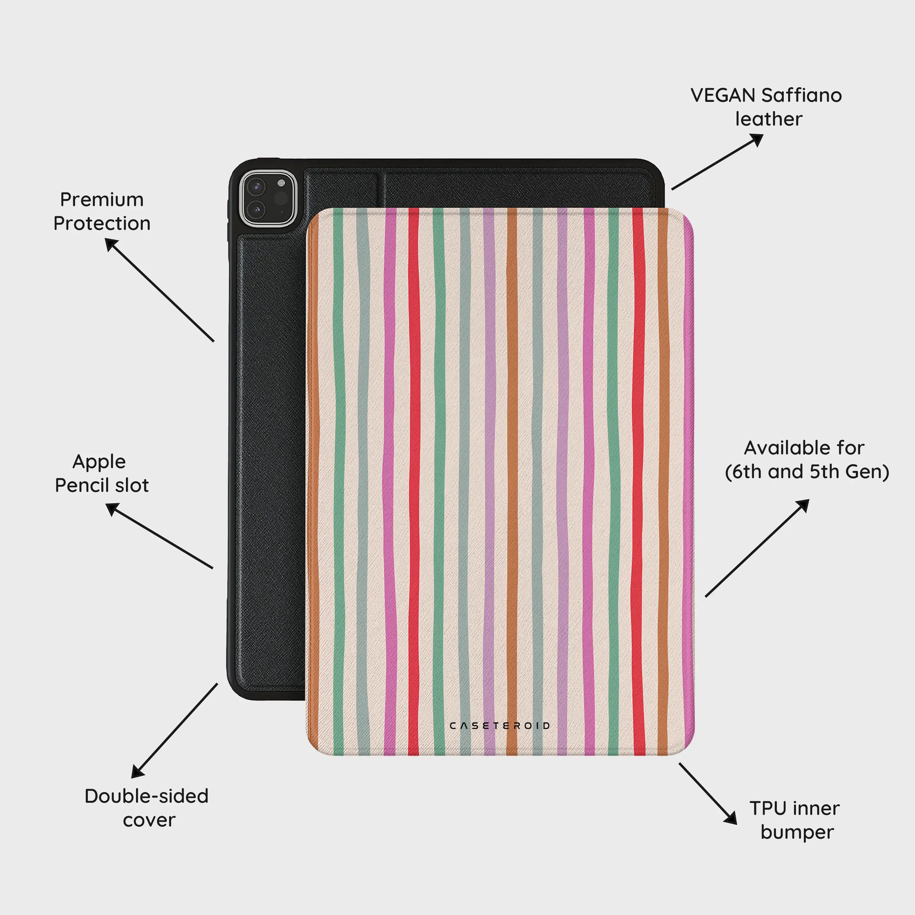Daydream Stripes - iPad Pro 12.9 (6th/5th Gen) Case