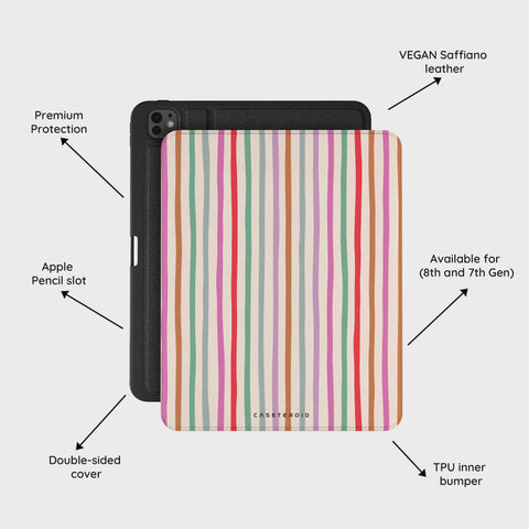 Daydream Stripes - iPad Pro 13 (8th/7th Gen) Case