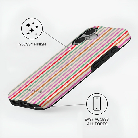 Daydream Stripes - iPhone 16 Plus Case