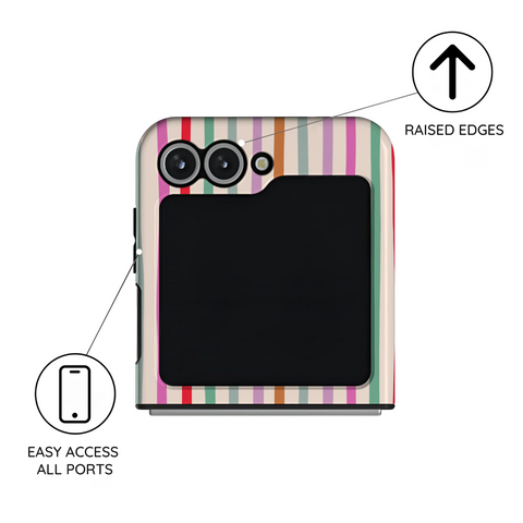 Daydream Stripes - Samsung Galaxy Z Flip 6 Case