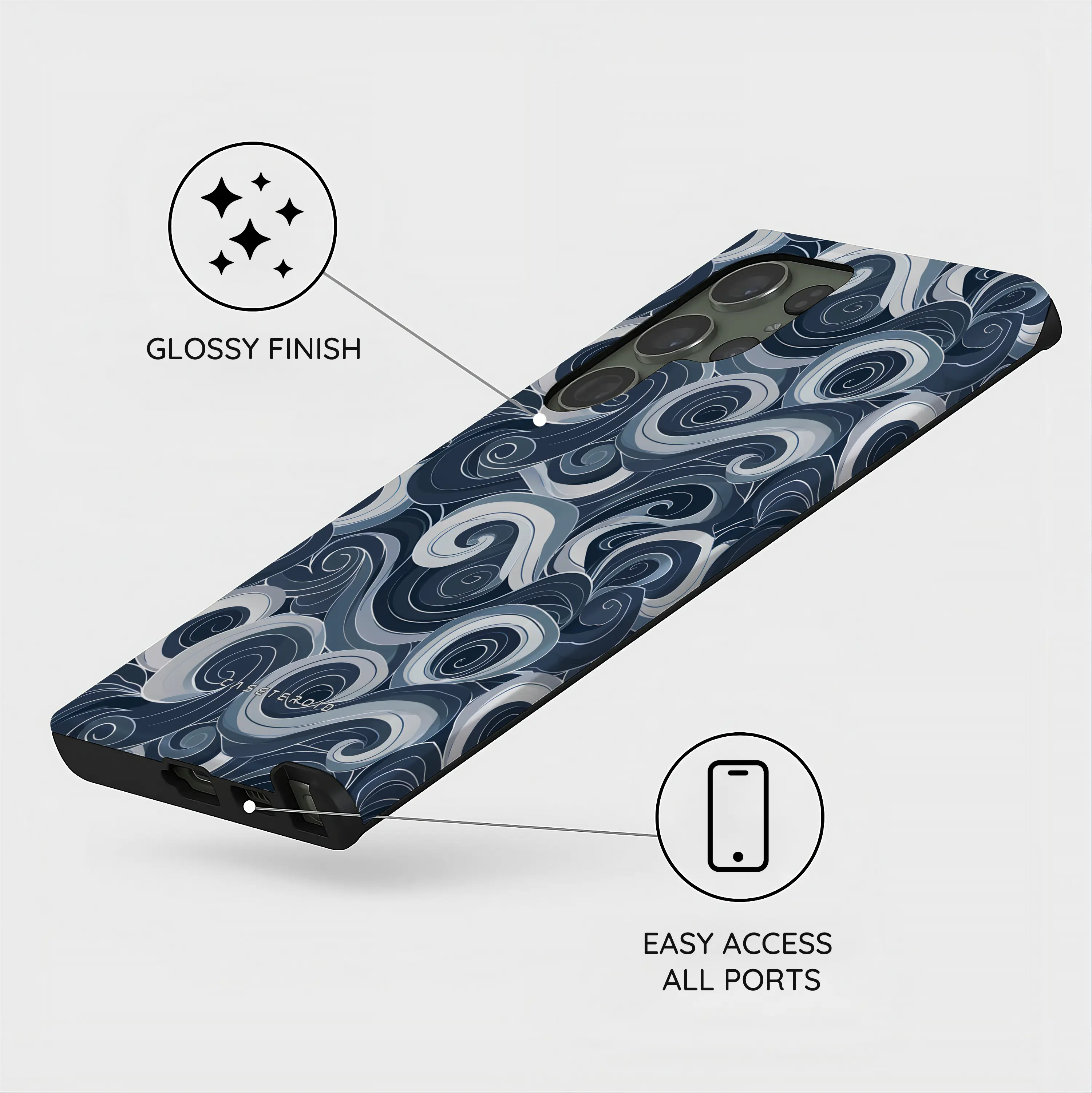 Deep Spiral - Samsung Galaxy S23 Ultra Case