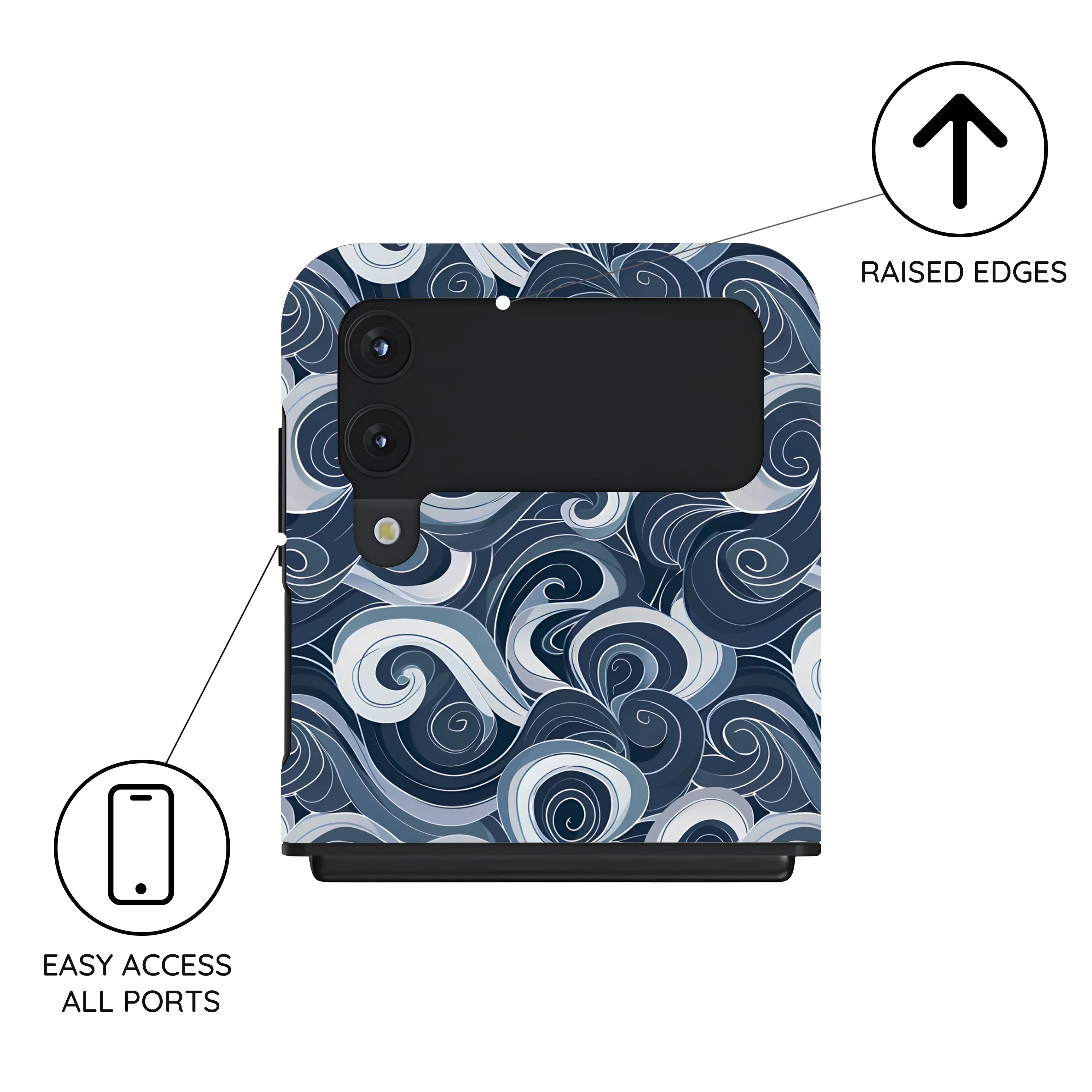 Deep Spiral - Samsung Galaxy Z Flip 4 Case
