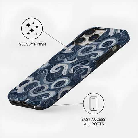 Deep Spiral - iPhone 14 Pro Max Case