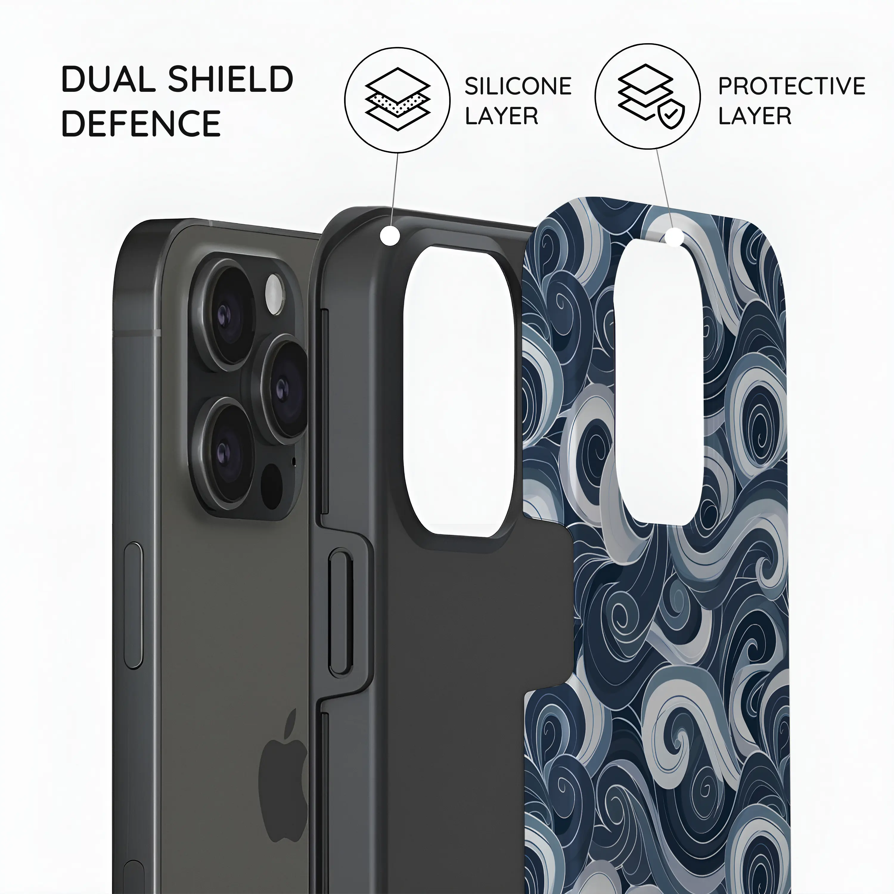Deep Spiral - iPhone 15 Pro Case