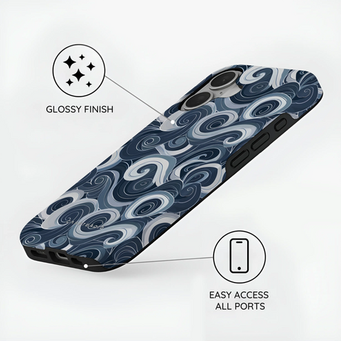 Deep Spiral - iPhone 16 Case
