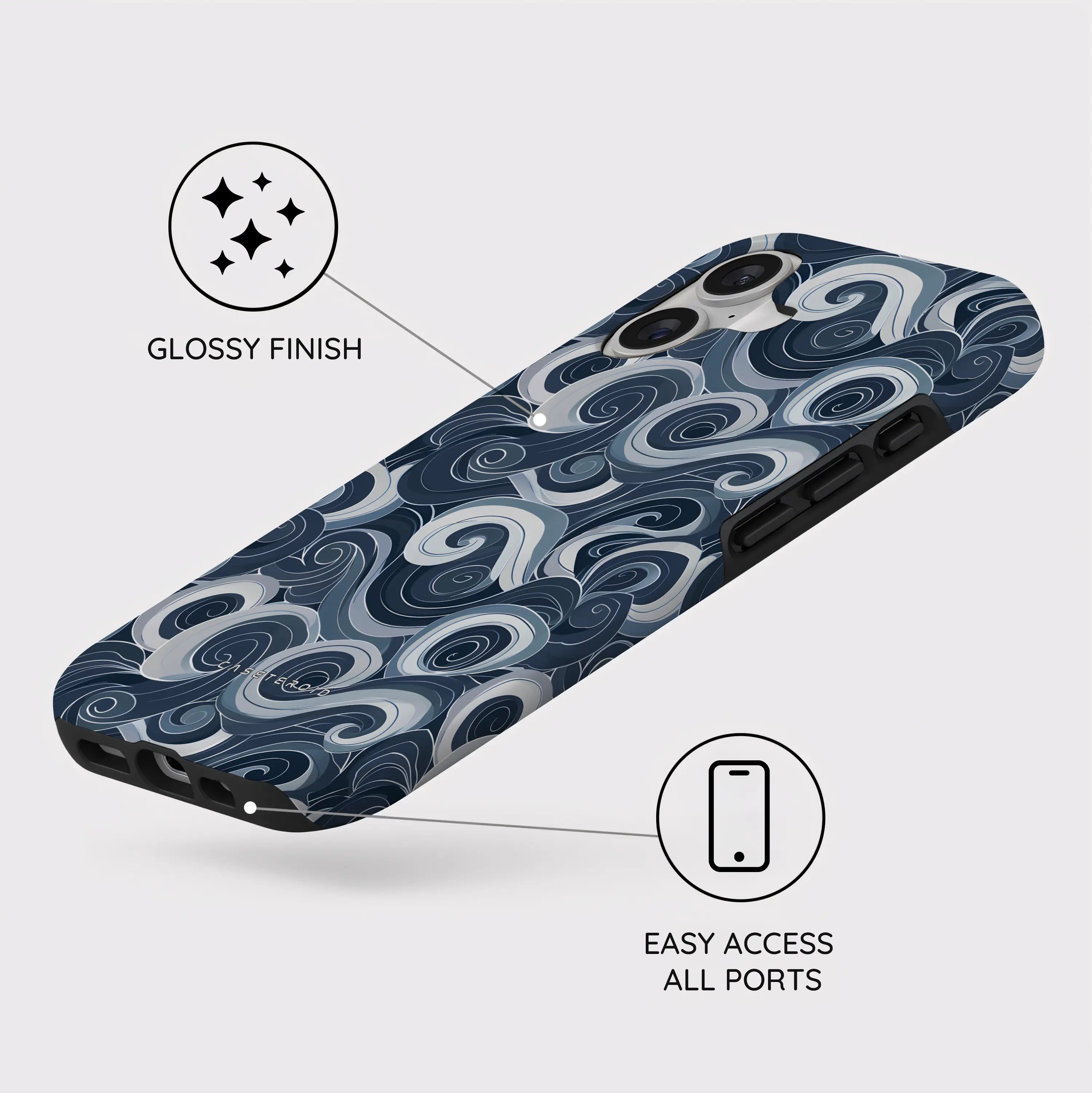 Deep Spiral - iPhone 17 Case